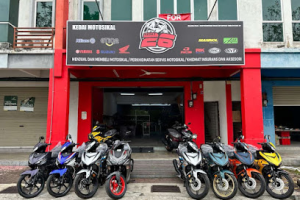 kedai motor di merlimau, Malaysia
